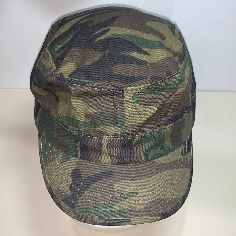 Cameo Camo Cadet Hat Army Military Style